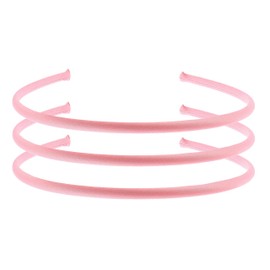 Zac's Alter Ego Set of 3 6mm Satin Alice Bands/Hair Bands/Headbands