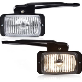 CNNELL Fog Lights Compatible with 1988-1999 Chevy/GMC C1500 C2500 C3500 K1500 K2500 K3500 Sierra/ 82-97 Chevy S10/ 82-91 GMC S15 Driver and Passenger Side Front Fog Light Lamps