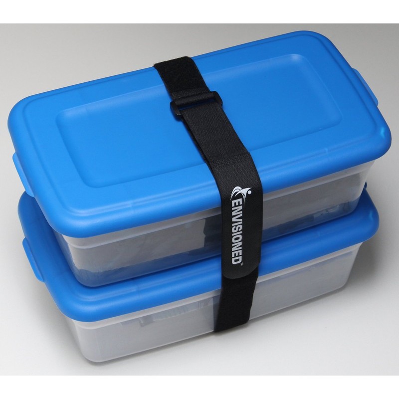 Elastic Reusable Cinch Straps 1.5" x 20" - 6 Pack