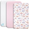 Lovely Hippo Fitted Sheet 80 x 160 cm + 1