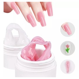 Mouyic Gel De Construccion Extension De Uña Moldeado Curvas Efectos