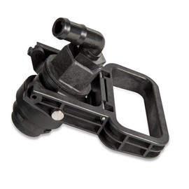 ArmorBlue Poly Dispense Coupler with ¾” Barb for Diesel Exhaust Fluid (DEF) | Dispenser Rates up to 23 Gallons per Minute | Audible Click Latch Feature | 4-Pin DEF Coupler