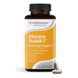 Lifeseasons Glucose Stabili-t Soporte De Azúcar Botella 90 Cápsulas Nutricional Sabor Sin Sabor