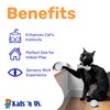 Kats'N Us Real Rabbit Fur Cat Ball Toy - Interactive