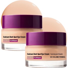 Calcium Dark Spot Eye Cream for Dark Circles and Puffiness, Under Eye Cream for Wrinkles, Fine Lines, Bags, Skin Firming, Brightening with Niacinamide, Lightweight Daily SkincareDurabilidad