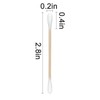 Egaageoi 500 Count Bamboo Cotton Swabs - Eco-Friendly Cotton Buds