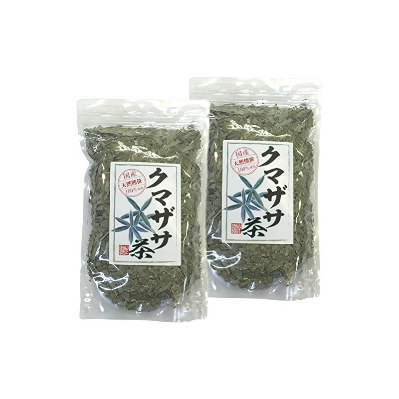 【国産 100%】熊笹茶 クマザサ茶 100g×2袋セット 無農薬 ノンカフェイン 巣鴨のお茶屋さん 山年園