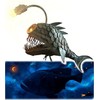 CAFELE Rustic USB Angler Fish Lamp, Shark Lamp Steampunk Style