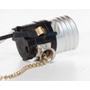 Excelsier Pull Chain Medium Base Lamp Socket Interior E26 Socket