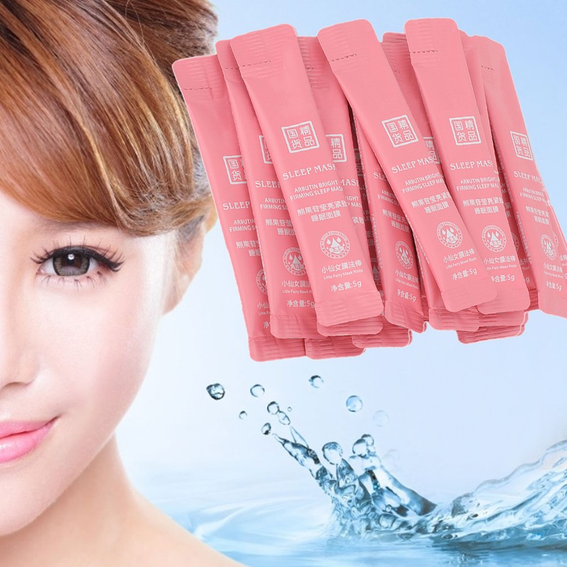 20Pcs Moisturizing Sleeping Face Facial Mask No Wash Mask for
