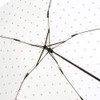 Wpc. 8963-261 Rain Umbrella, Flower Base, Mini, Black, 19.7 inches