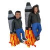 Disfraz Inflable De Halloween Cohete Espacial Rocket Nave Space Toda