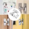 Aifeier ET 2-Pack Mini Size 90 Degree Door Latch, Small