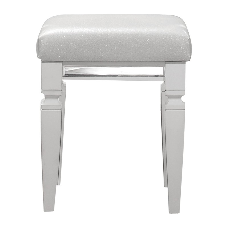 Lexicon Barrett Vanity Stool, White