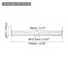 TOP-VIGOR 1Set Light Fixture Ceiling Bracket, 110x18x17mm Ceiling Light Plate