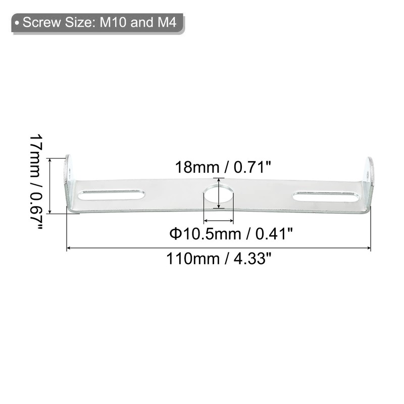 TOP-VIGOR 1Set Light Fixture Ceiling Bracket, 110x18x17mm Ceiling Light Plate