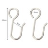 Metal Curtain Track Hook S Shaped Small Curtain Hooks Stainless