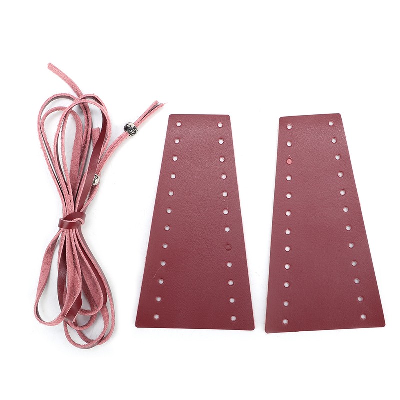 2pcs Motorcycle Lever Brake Clutch Cover Microfiber Leather 15-18MM/0.59-0.71inBurgundy