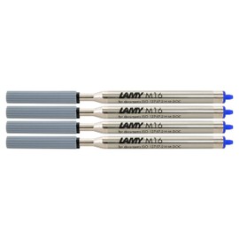 Lamy M16 Refill for Lamy Ballpoint Pen F Blue, 4 x, 1