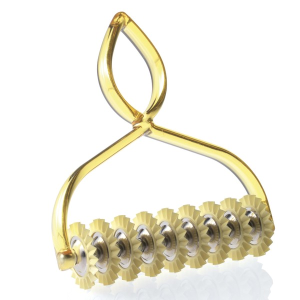 Marcato PASTABIKE Pasta Wheel Gold Charm Bracelet Gold