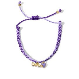 Dance Heart Gold Charm Bracelet iin 7 Colors 100% Waterproof Adjustable Jewelry Gift Teams