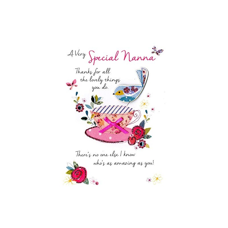 Special Nanna Birthday Greeting Card Second Nature Just To Say