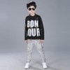 LOLANTA Kids Dance Costume Boys Girls Sequins Hip Hop Clothes