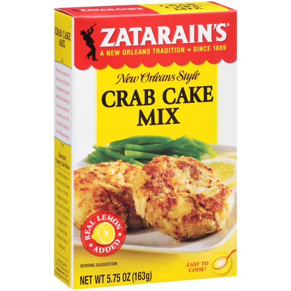 Zatarain's Crab Cake Mix, 5.75 oz (Pack of 12)