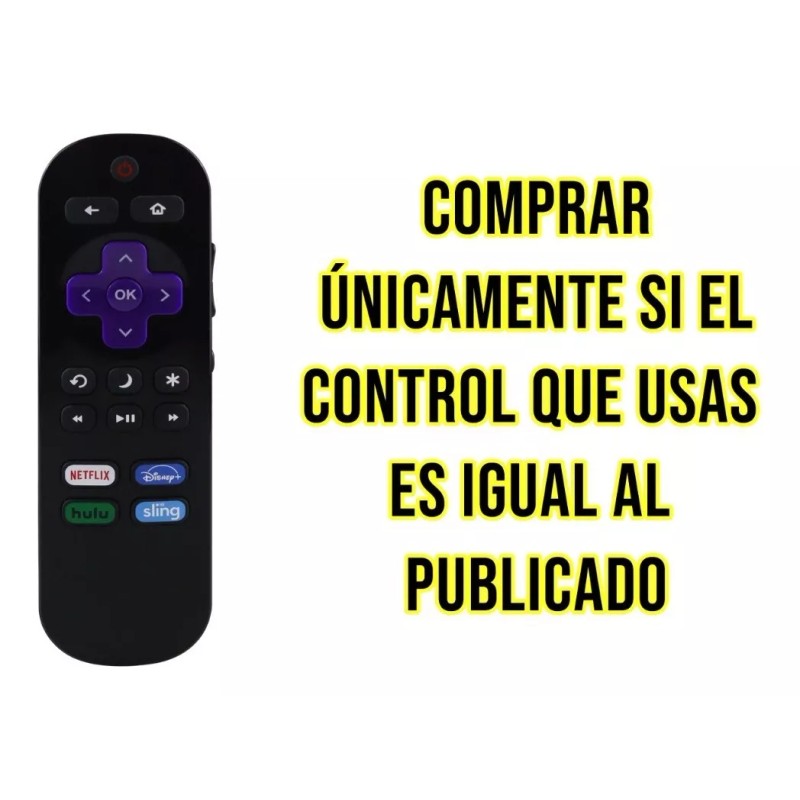 Control Compatible Con Tcl R Oku Tv Smart Tv 4k