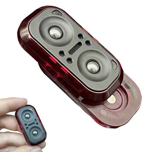 PC Transparent Owl Fidget Slider Rotate Haptic Slider EDC Adult