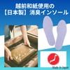 Amelia [Made in Japan/Disposable] Echizen Washi Insoles, Deodorizing, Set of