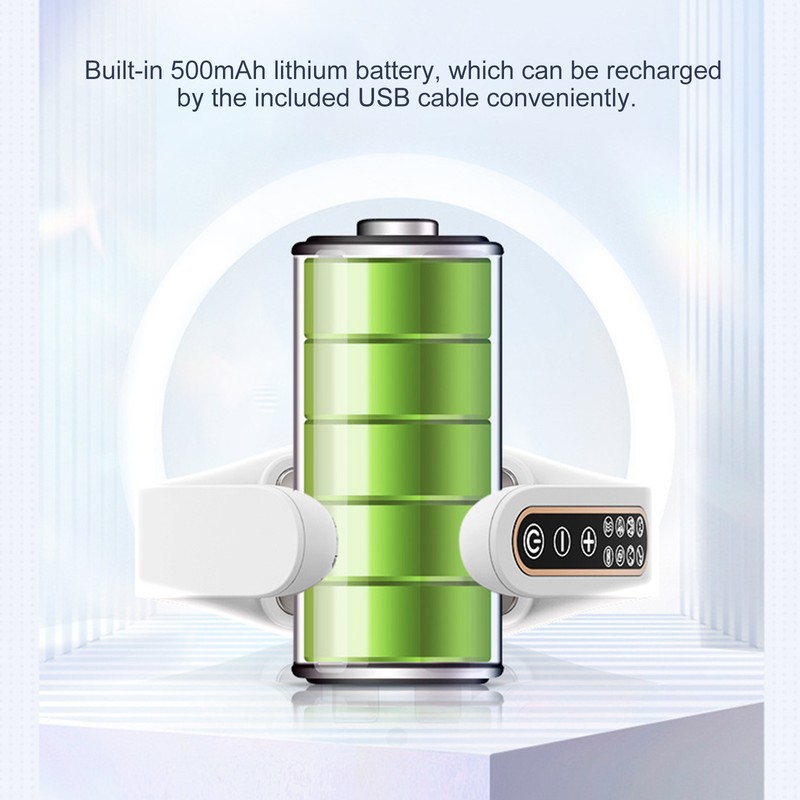 Cervical Spine Massager Strength Adjustment USB Rechargeable Intelligent Pulse Heating