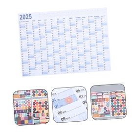 2 Sets of Wall Calendar 2025 Wall Calendar Planner Wall Calendar 2024 Monthly Wall Calendar Large Wall Calendar Year Calendar Agenda Planning Calendar Annual Wall Calendar Paper Operitacx