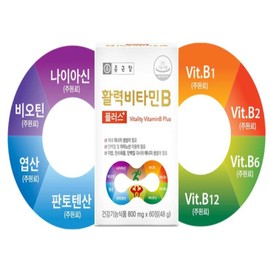Chong Kun Dang Vitamin B Complex Highly Concentrated B1 B2 B6 Nutritional Supplement Women’s Vitamin B Complex 2 Months / 종근당 비타민B군 복합체 고농축 B1 B2 B6 영양제 여성 비타민비 콤플렉스 2개월
