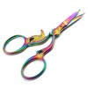 PRECISE CANADA: Multi Titanium Color Rainbow Sewing Craft Embroidery Scissors