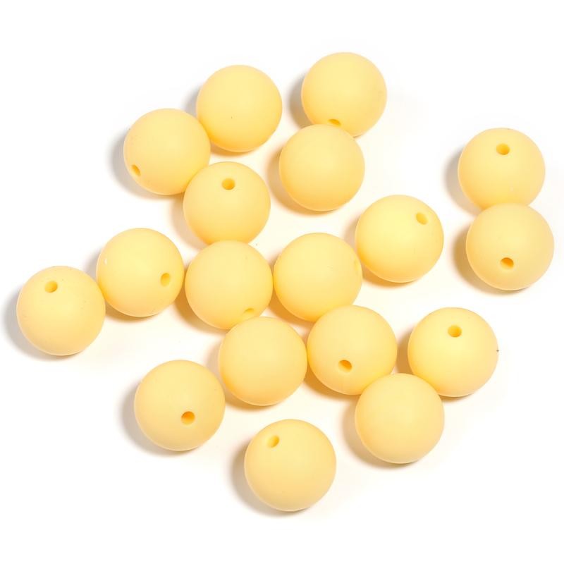 【B170】 Beads for DIY Projects: 15mm Round, Mixed Color, 30Qty