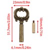 Lovelysp Lamp Socket Metal Key Switch Knobs with 1/2" Extensions