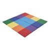 ECR4Kids SoftZone Square Dance Activity Mat, Folding Playmat, Assorted