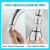360° Swivel Kitchen Tap Adapter: Faucet Aerator Nozzle with 3