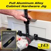 JNB Pro Cabinet Hardware Jig with Center Drill Guide, Hole