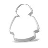 Keewah Raincoat Cookie Cutter, 4.5 x 3.5 inch, Stainless Steel