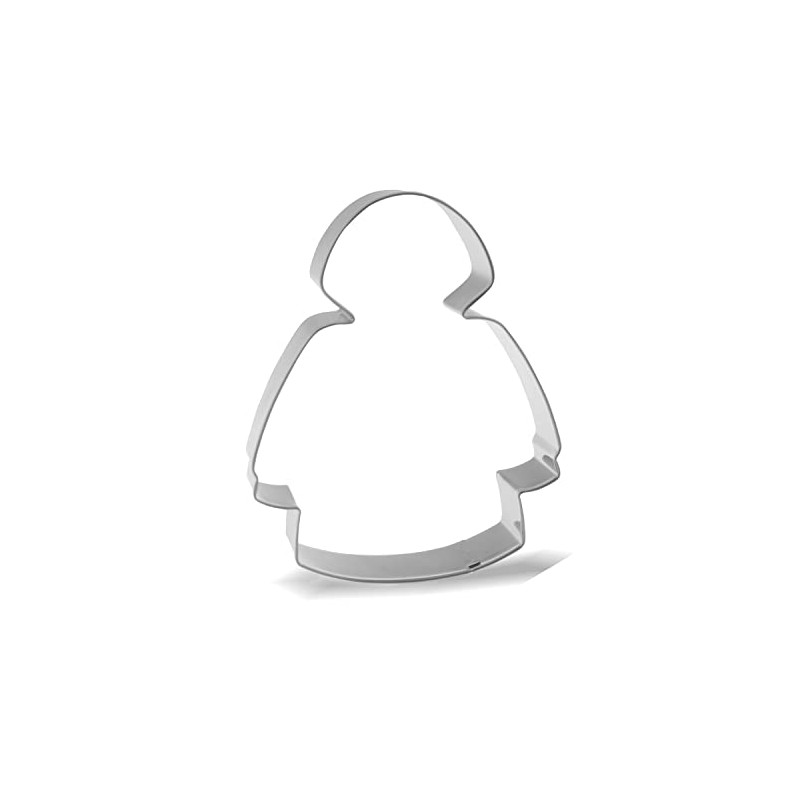 Keewah Raincoat Cookie Cutter, 4.5 x 3.5 inch, Stainless Steel