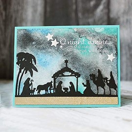 New Nativity Cutting Dies ,DIY Scrapbooking Artist Metal Cutting Dies New Stencils for DIY Scrapbooking Paper Cards Craft Making Craft Fun Decoration Christmas
