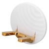 Hair Dryer Holder Stand Wall Mounted Adhesive Foldable Blow Dryer