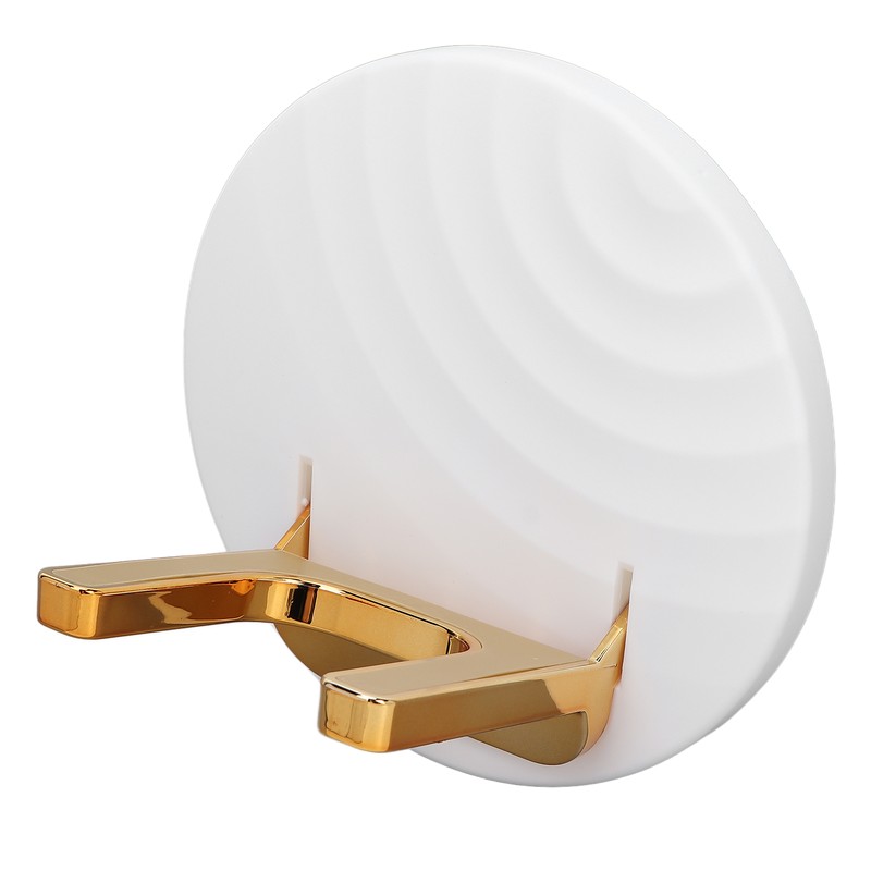 Hair Dryer Holder Stand Wall Mounted Adhesive Foldable Blow Dryer