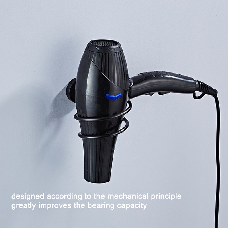 304 Stainless Steel Hair Dryer Rack Keep Tidy Wall Mount