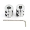 Befenybay Be052 25mm Length 20mm Diameter Coupling Aluminum Alloy Shaft