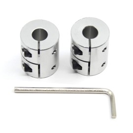 Befenybay Be052 25mm Length 20mm Diameter Coupling Aluminum Alloy Shaft Coupler for 3D Printer CNC Machine 8x8mm 2pcs