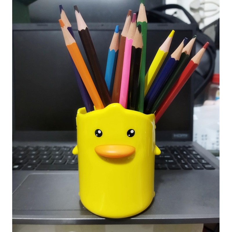 Adorable Yellow Duck - Shaped Pen Holders - Multifunctional Desktop