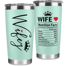 Gifts for Wife from Husband - Wife Gifts - Anniversary, Wife Birthday Gift Ideas, Valentine Gifts for Her, Mothers Day Gifts for Wife, Christmas Gifts for Wife - I Love You Gifts - 20 Oz Mint Tumbler